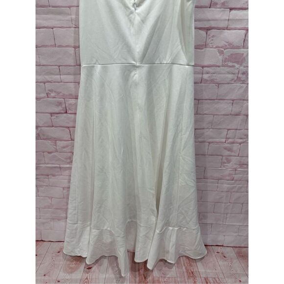 DRESSTELLS Women's Cocktail Party Dress, Formal Wedding Guest High Low Dress, Fi - Picture 7 of 10